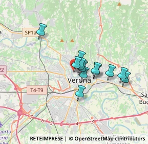 Mappa Via del Risorgimento, 37100 Verona VR, Italia (2.4625)