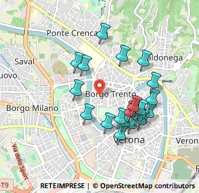 Mappa Via del Risorgimento, 37100 Verona VR, Italia (0.826)