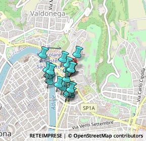 Mappa Via S. Giovanni in Valle, 37129 Verona VR, Italia (0.2895)