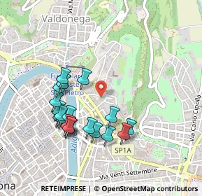 Mappa Via S. Giovanni in Valle, 37129 Verona VR, Italia (0.452)