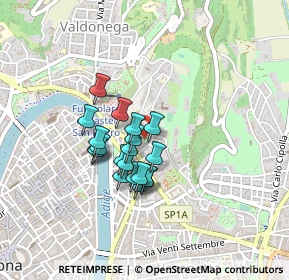 Mappa Via S. Giovanni in Valle, 37129 Verona VR, Italia (0.307)