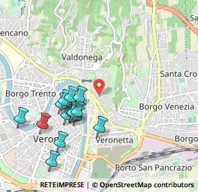 Mappa Via S. Giovanni in Valle, 37129 Verona VR, Italia (0.99071)