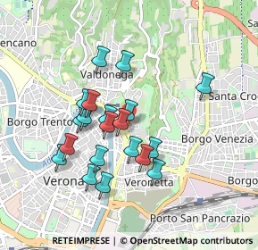 Mappa Via S. Giovanni in Valle, 37129 Verona VR, Italia (0.7795)