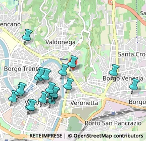 Mappa Via S. Giovanni in Valle, 37129 Verona VR, Italia (1.172)