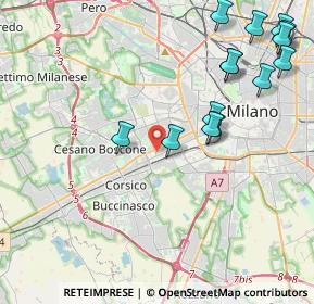 Mappa Via Manzano, 20147 Milano MI, Italia (4.93071)