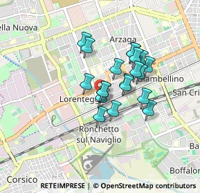 Mappa Via Manzano, 20147 Milano MI, Italia (0.6255)