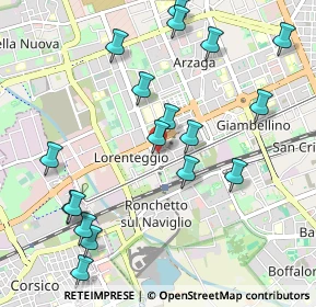 Mappa Via Manzano, 20147 Milano MI, Italia (1.14278)