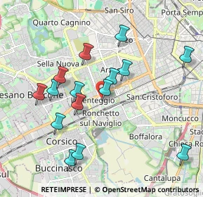 Mappa Via Manzano, 20147 Milano MI, Italia (1.92267)