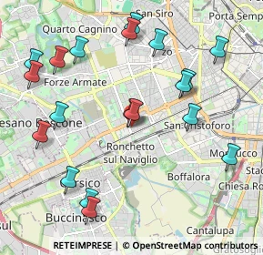 Mappa Via Manzano, 20147 Milano MI, Italia (2.33)