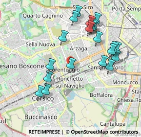 Mappa Via Manzano, 20147 Milano MI, Italia (2.0135)