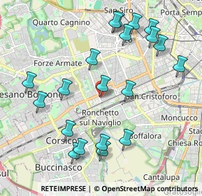 Mappa Via Manzano, 20147 Milano MI, Italia (2.223)