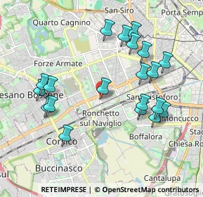 Mappa Via Manzano, 20147 Milano MI, Italia (2.0235)
