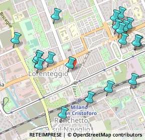 Mappa Via Manzano, 20147 Milano MI, Italia (0.666)