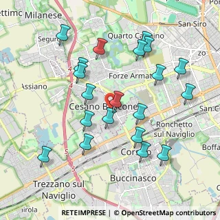 Mappa Via A. Grandi, 20090 Cesano Boscone MI, Italia (2.0305)