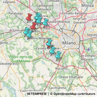 Mappa Via A. Grandi, 20090 Cesano Boscone MI, Italia (7.48364)