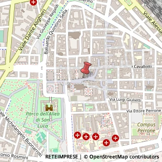Mappa Via Fratelli Rosselli, 12C, 28100 Novara, Novara (Piemonte)