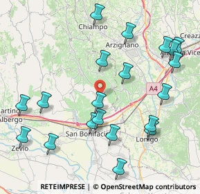Mappa Via della Pace, 37032 Monteforte d'Alpone VR, Italia (9.465)