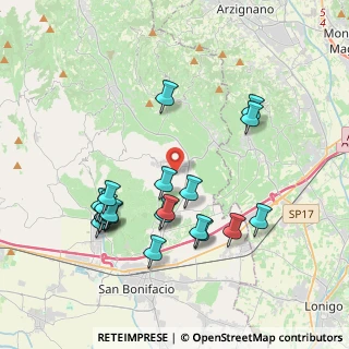 Mappa Via della Pace, 37032 Monteforte d'Alpone VR, Italia (3.918)