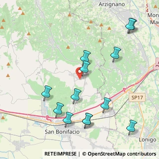 Mappa Via della Pace, 37032 Monteforte d'Alpone VR, Italia (4.71077)