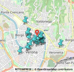 Mappa Stradone Arcidiacono Pacifico, 37121 Verona VR, Italia (0.6135)