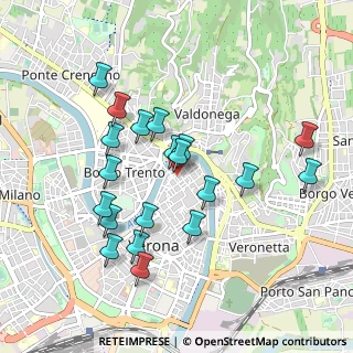 Mappa Via Barchetta, 37121 Verona VR, Italia (0.898)