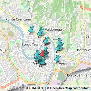 Mappa Via Giuseppe Garibaldi, 37121 Verona VR, Italia (0.6895)