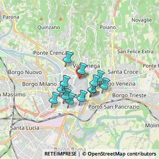 Mappa Via Giuseppe Garibaldi, 37121 Verona VR, Italia (1.23385)