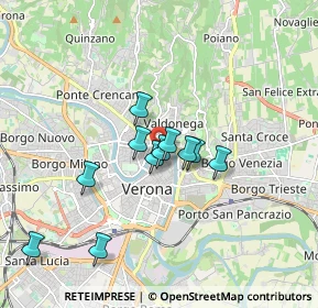 Mappa Via Barchetta, 37121 Verona VR, Italia (1.39727)