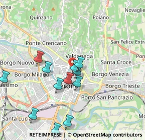 Mappa Via Barchetta, 37121 Verona VR, Italia (1.90917)