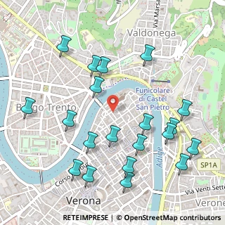 Mappa Via Giuseppe Garibaldi, 37121 Verona VR, Italia (0.5865)