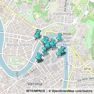 Mappa Via Barchetta, 37121 Verona VR, Italia (0.2625)