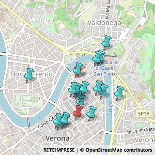 Mappa Via Giuseppe Garibaldi, 37121 Verona VR, Italia (0.475)