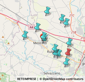 Mappa Via Calatafimi, 35035 Mestrino PD, Italia (3.64462)