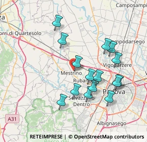 Mappa Via Calatafimi, 35035 Mestrino PD, Italia (7.13)