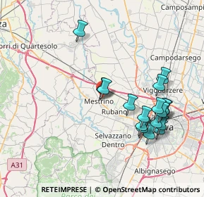 Mappa Via Calatafimi, 35035 Mestrino PD, Italia (7.82176)