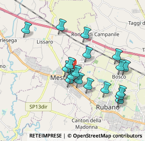 Mappa Via Calatafimi, 35035 Mestrino PD, Italia (1.76556)