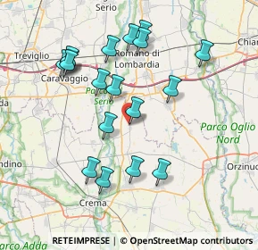 Mappa Via Trieste, 26010 Camisano CR, Italia (7.50444)