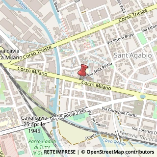 Mappa Corso Milano, 25/D, 28100 Novara, Novara (Piemonte)