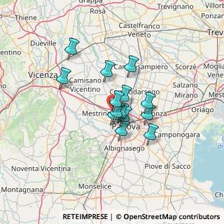 Mappa Via Martiri della Libertà, 35030 Rubano PD, Italia (8.905)