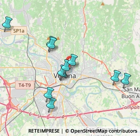 Mappa Via Giovambattista dalla Riva, 37121 Verona VR, Italia (3.67636)