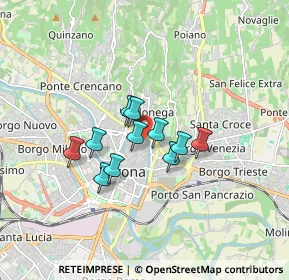 Mappa Via Giovambattista dalla Riva, 37121 Verona VR, Italia (1.16)