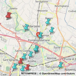 Mappa Via A. Vittoria, 35133 Padova PD, Italia (2.88733)