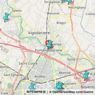 Mappa Via A. Vittoria, 35133 Padova PD, Italia (3.51455)