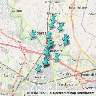 Mappa Via A. Vittoria, 35133 Padova PD, Italia (1.3495)