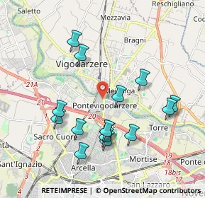 Mappa Via A. Vittoria, 35133 Padova PD, Italia (1.914)