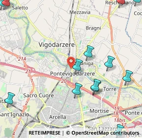 Mappa Via A. Vittoria, 35133 Padova PD, Italia (3.02692)