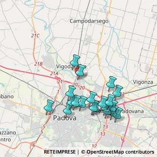 Mappa Via A. Vittoria, 35133 Padova PD, Italia (4.078)