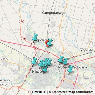 Mappa Via A. Vittoria, 35133 Padova PD, Italia (3.87364)