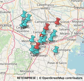Mappa Via A. Vittoria, 35133 Padova PD, Italia (11.29333)