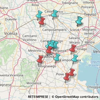 Mappa Via A. Vittoria, 35133 Padova PD, Italia (14.89133)